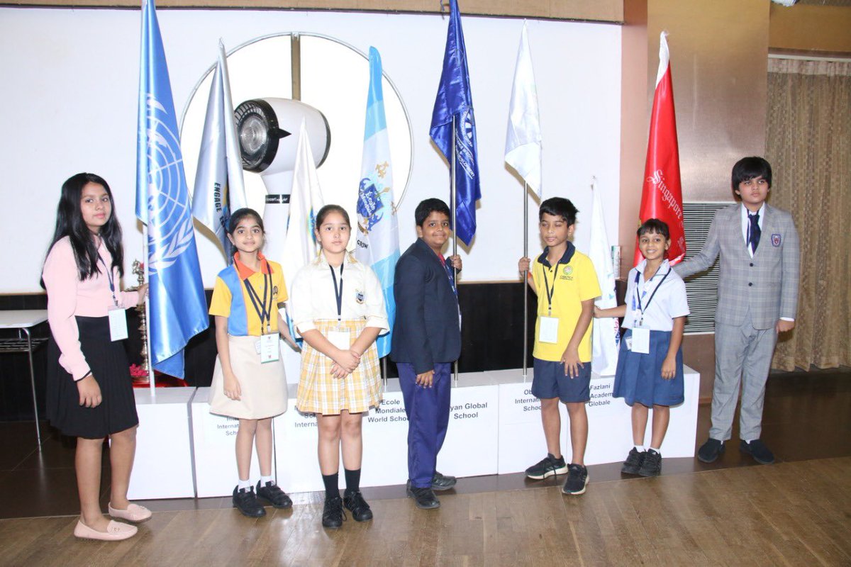 FLAG_Connect's tweet photo. Students participated in the Primary MUN (Model United Nations)
Open-mindedness, presenting one’s global perspective &amp; taking action on world issues are some things that stuck with our students even after they left the conference.
#modelunitednations #MUN #globalperspectives https://t.co/D4hbdW6lTs