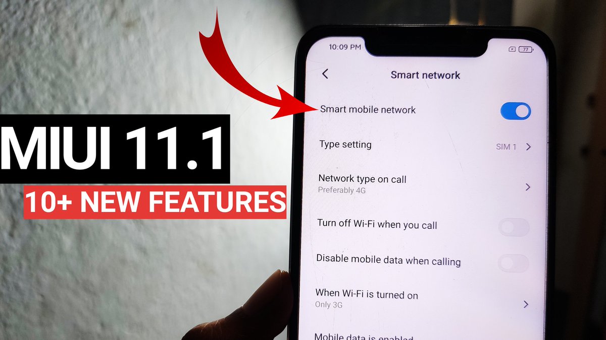 MadanGaikwad14's tweet photo. https://t.co/qveLpRm3ti
Wow MIUI 11.1 coming with new smart mobile network.
#miui11 #Android #RedmiNote8Series #redminote8 #ColorOS7Launch #miui #k20pro #k20 https://t.co/yo9z0lLqXT