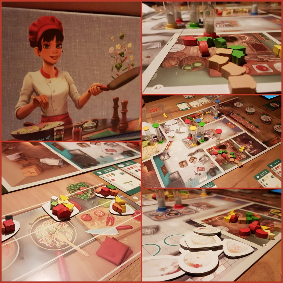midoriwashi's tweet image. We had a marvelous time on Saturday 🤩 Playing #boardgames and eating delicious self-made pizza is great 😁
What did we play?!
We definitely rocked #kitchenrush and sprinted through the levels 🎉⌚Great teamwork and we are ready for higher levels 😎
@pegasusspiele 1/3