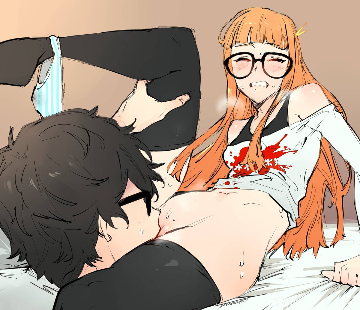 Male or female Futaba would let you between her legs but please be gentle w...