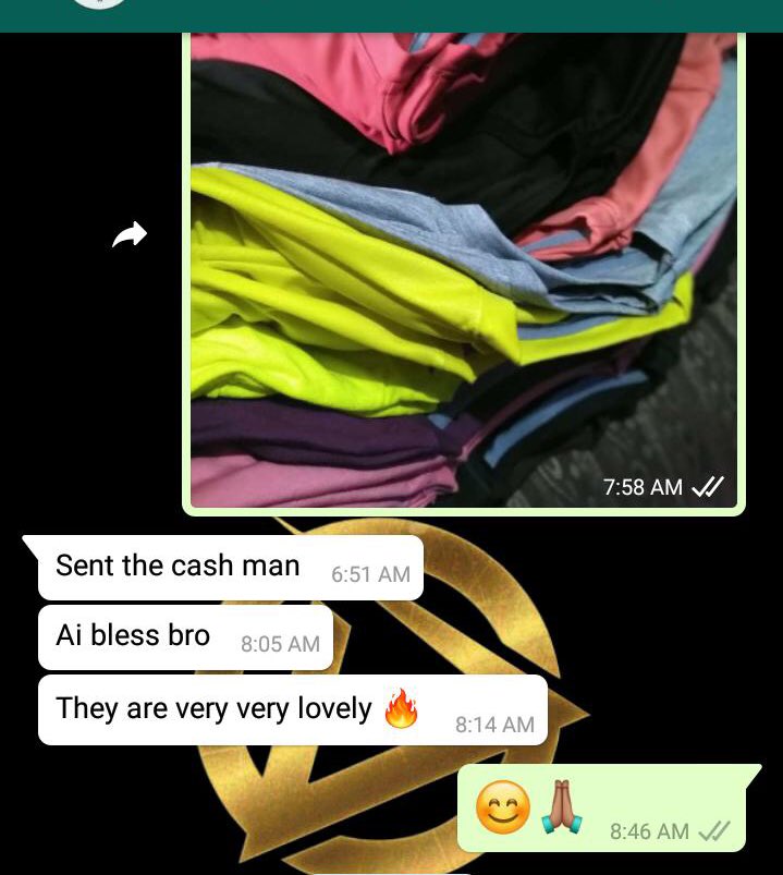 Satisfied Customer😀😀 Keep the orders rolling...... Dilo Wears got you💪..... . . . . . . . .h #dilowears #newweek #wednesdaymorning #blackfriday #customizedwears #happycustomer #weekend #cutomizedshirts #naijamade