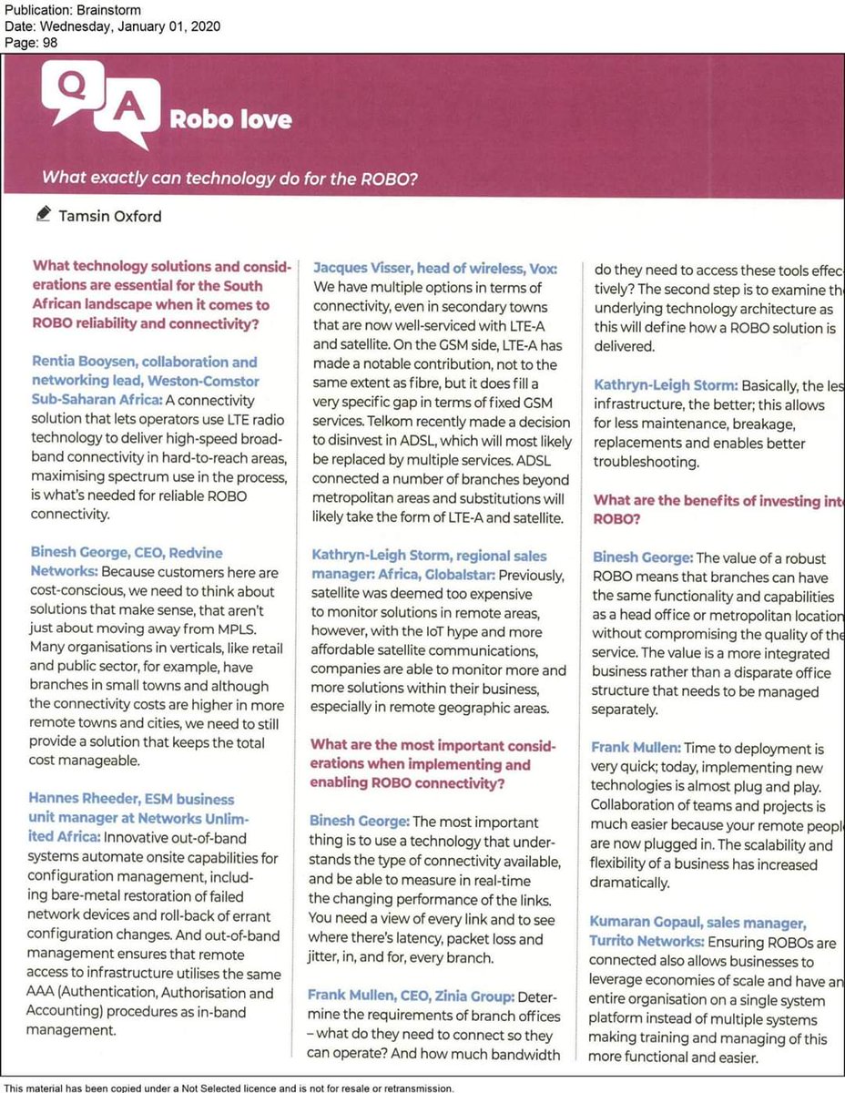 Previously, #satellite was deemed too expensive to monitor solutions in #remote areas, but, with #loT &amp; more affordable satellite #communications, companies are able to monitor more &amp; more solutions within their #business, especially in remote geographic areas.<a href="/Brainstormmagza/">ITWeb Brainstorm</a>