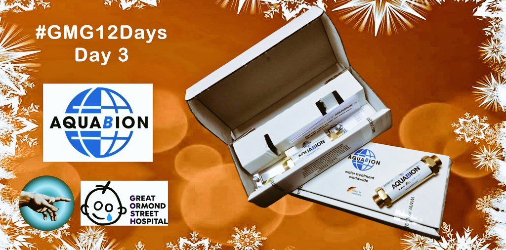 Verily it's day 3, sing Hosannah etc.
Take up thine shekels and bid now for to win a PAIR of thine 15mm <a href="/aquabion/">Marc Flettner</a> water conditioners. 

They will actually turn your water into proper Holy water. 

Bid now and verily let us get more shekels for <a href="/GOSHCharity/">Great Ormond Street Hospital Charity</a> 
Amen!
#GMG12days