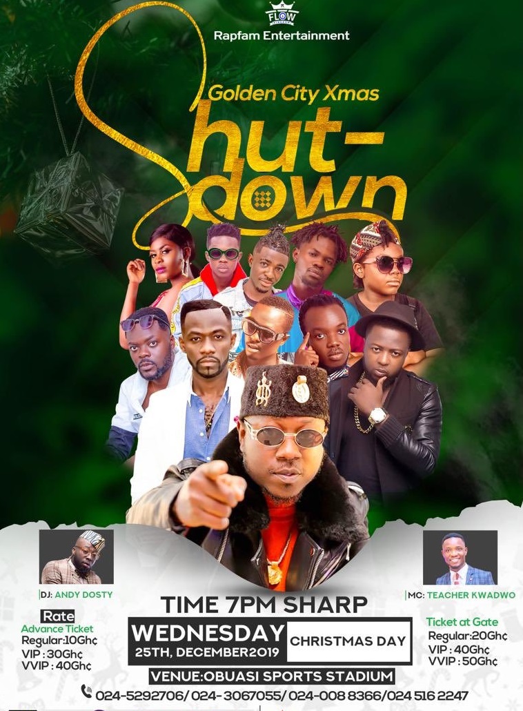 hubghlive's tweet image. This #Xmas Golden City Go Pap! With @FlowkingStone ⚡️⚡️⚡️
Hope To See You If Your In Da Ashanti Region Of Ghana.
. . .
#FlowKing
#GoldenCity
. . .
#HubGH