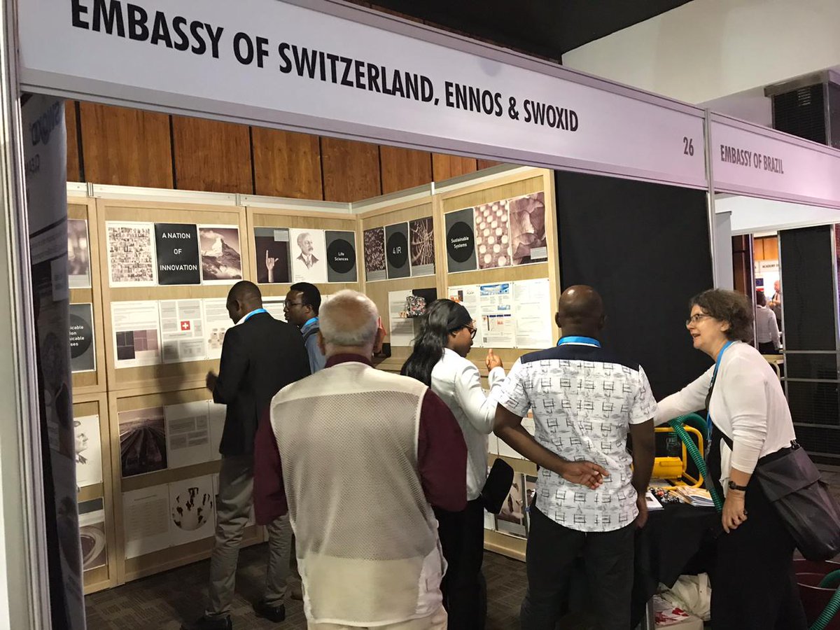 sunlightpump's tweet photo. The Swiss booth is ready to show the visitors the innovative power of #Switzerland 😀 Come meet us at the Innovation/Bridge/Sience Forum in #South Africa between the 4.-6. December.
#ennos #sunlightpump #solarwaterpump #innovation https://t.co/b1jhFUcCvZ