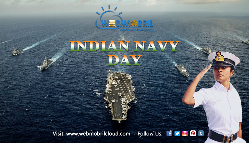 WebmobrilCloud's tweet photo. Let us #Celebrate Navy Day with #Pride. The service rendered to the #Nation by our #Fearless and Selfless #Warriors - The Men in White...!!

#Indiannavyday2019 #NavyDay #NavyDay2019 #IndianNavyDay #salute #WednesdayWisdom  #WednesdayThoughts #WednesdayMotivation  #webmobrilcloud https://t.co/F1q84xDi2r