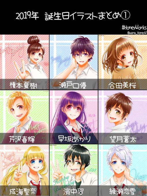 いろいろ Honeyworks キャラクター 誕生 日 クリスマス ツリー オーナメント セット いろいろ Honeyworks キャラクター 誕生 日 クリスマス ツリー オーナメント セット
