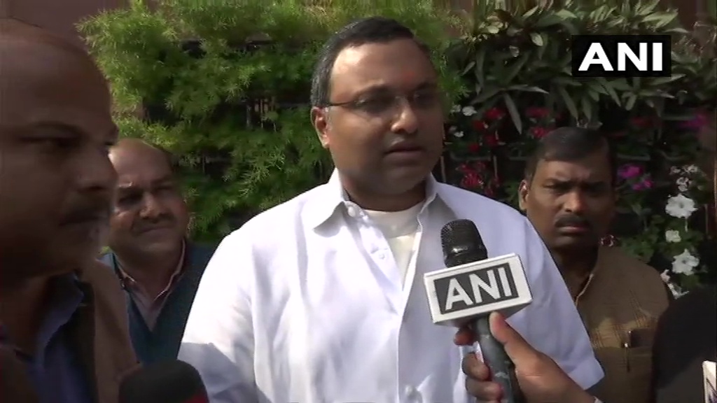 Karti Chidambaram (son of P Chidambaram) on Supreme Court grants bail to his father in #INXMediaCase: I am very happy that he is going to be back home, I am relieved. He will also be attending Parliament session tomorrow.