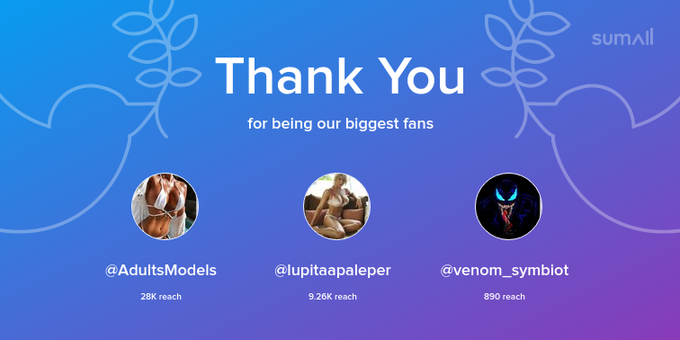 Our biggest fans this week: AdultsModels, lupitaapaleper, venom_symbiot. Thank you! via https://t.co/Lnrg9rGJvt<a href="/tag/pillowdick"class="tags"><span>#pillowdick</span></a><a href="/tag/cutetoy"class="tags"><span>#cutetoy</span></a>
