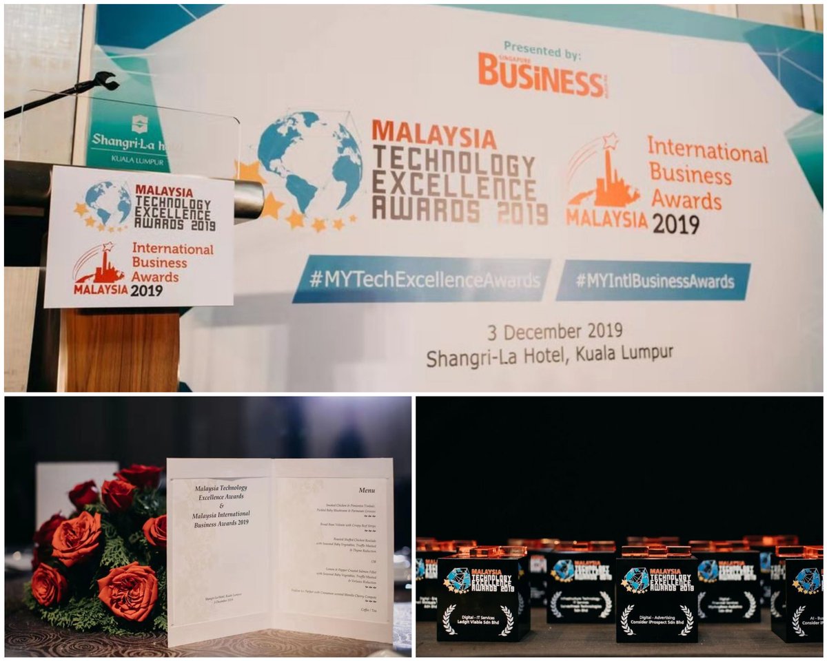 ivanku91's tweet photo. I would like to thank the Charlton Media Group and Singapore Business Reviews for the first ever Malaysia Technology Excellence Awards of 2019 under the division of Digital Services - IT Solutions. This is an amazing great honour for us! 
#Ledgit https://t.co/ncvOU56Wgh