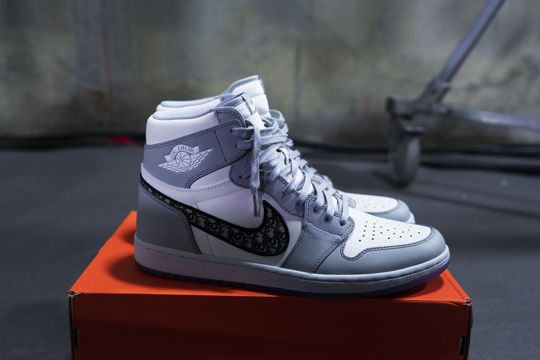 Dior Jordan Air Dior Grey Embroidered Jacket – Savonches