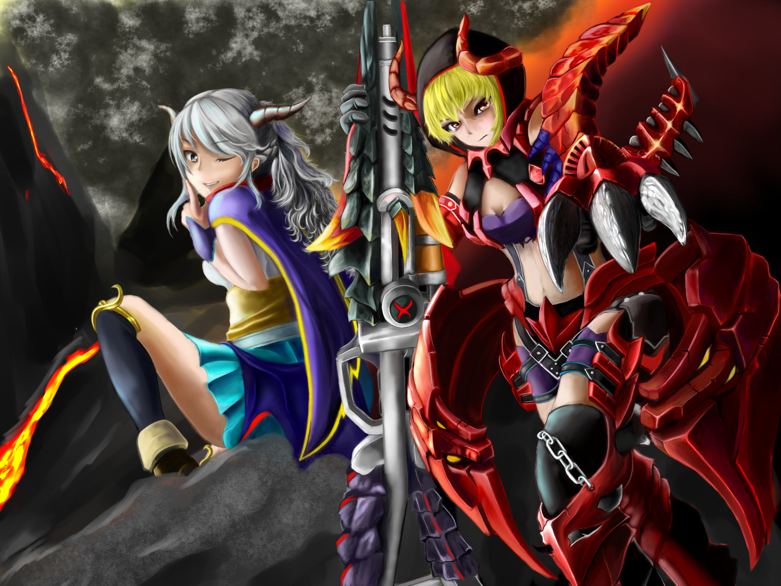 Mhf ｚ 公式ツイート Mhf最後のイラストコンテスト 応募作品 作品名 Mhfz武器 作者 バケ Mhf Z の文字をかたどった武器デザイン案をいただきました そういえば 複数の武器とセットで成立するデザインは あまり考えたことがなかったので 目