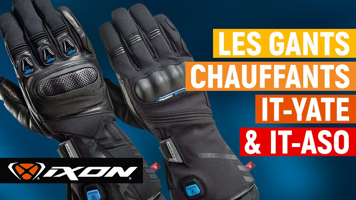 Les gants ne chauffent qu'aux endroits où il faut. Vidéo: youtu.be/6XfxQ9Zf_48 @IxonCom #moto #motard #motarde