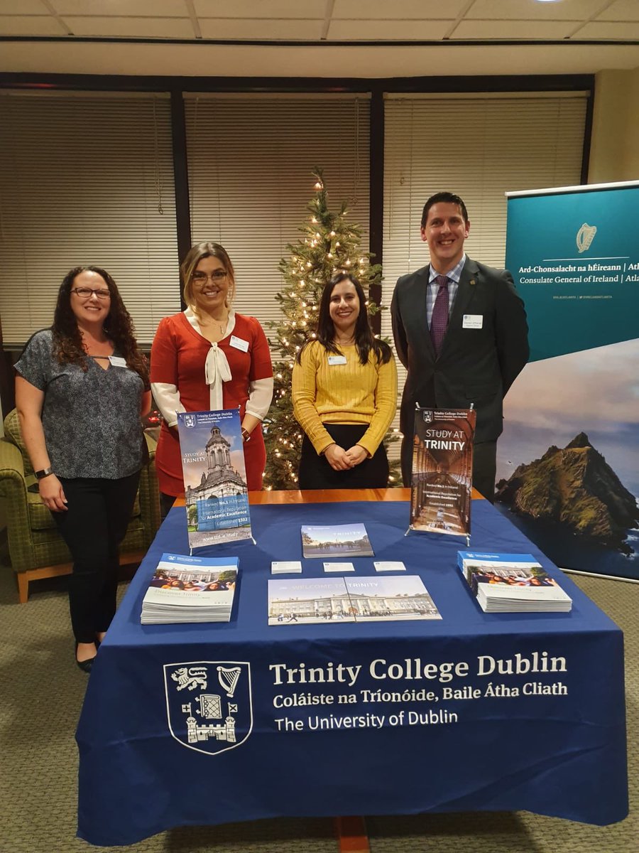 tcdglobal's tweet photo. All set in Atlanta for our #informationsession thank you to @IrelandAtlanta for hosting us. #TrinityOpenDayUS https://t.co/rUtdSIsZf8