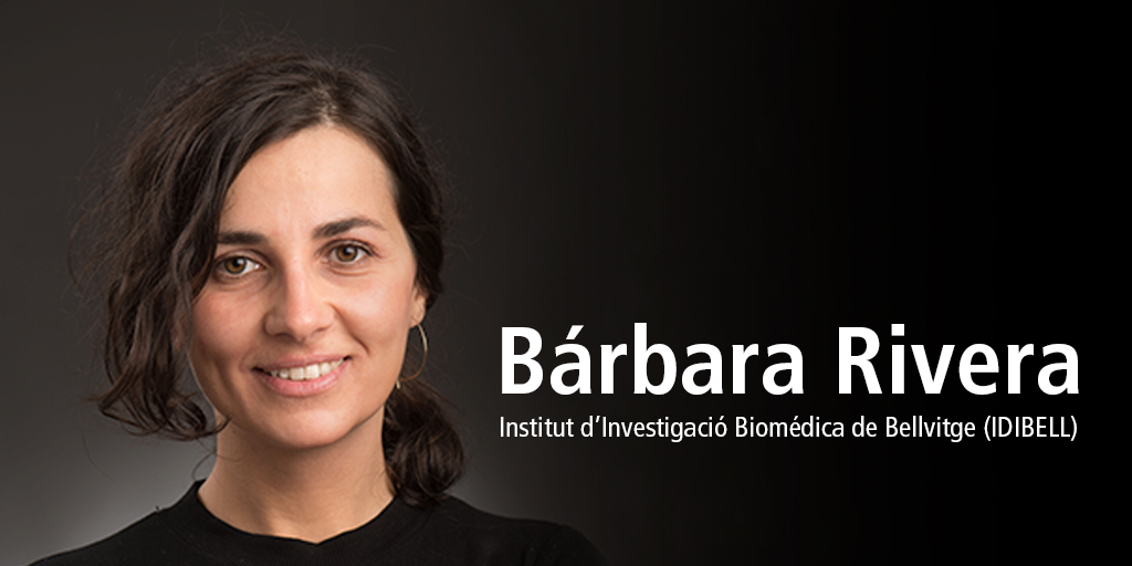 CaixaResearchCA's tweet photo. Bárbara Rivera, @BecarislaCaixa de l’@idibell_cat, estudia els mecanismes moleculars dels tumors benignes per comprendre com els tumors malignes poden desenvolupar una malaltia mortal.🧬🧫🔬
#QuestionsForTheFuture https://t.co/YjnjFi8mB4