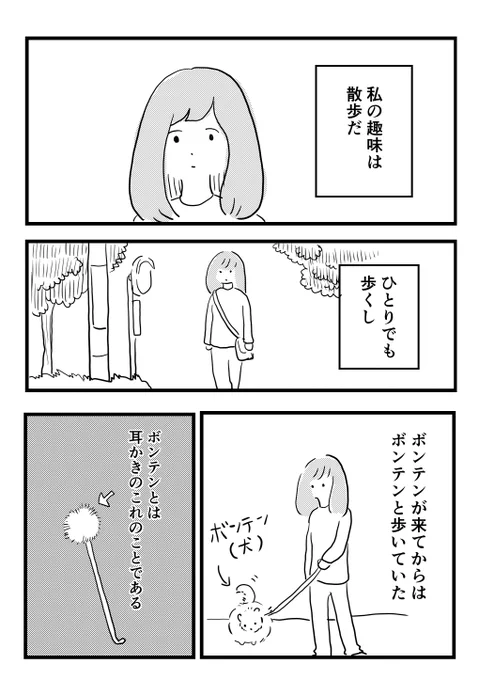 創作漫画「ボンテンと散歩」 