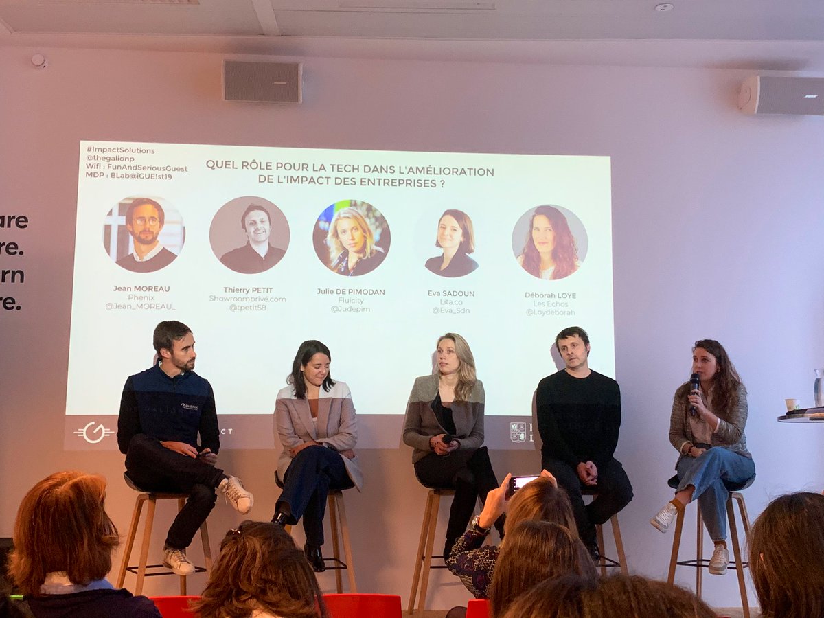 Elaia_Partners's tweet image. « Quel rôle pour la tech dans l’amélioration de l’impact des entreprises? »  #ImpactSolutions @TheGalionP 
👉 thegalionproject.com/.Xedi1vQMmRo.t…