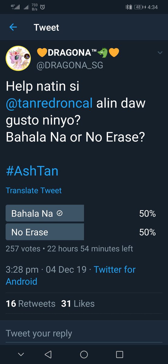 LangAshtan's tweet photo. @DRAGONA_SG @tanredroncal Hahaha patas lng

#AshTan https://t.co/GCDHof062x