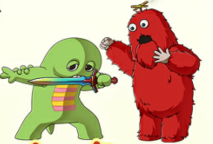 ガチャピンのtwitterイラスト検索結果