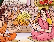 Gargi and Maitreyi were distinguished Vedic scholars who challenged Yajnavalkya, the great sage of the Upanishadic age in a debate conducted in the court of King Janaka.With so much of irrefutable evidence, there is no veracity in the claim that women did not enjoy....25/n