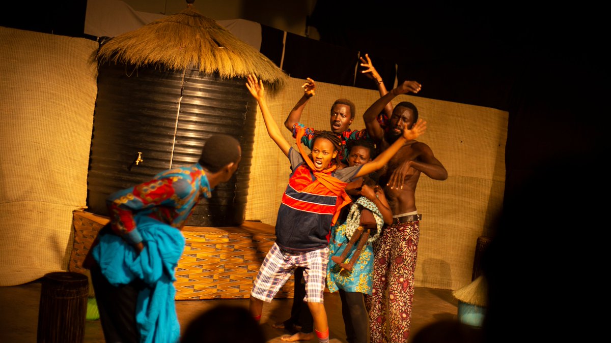 teberearts's tweet photo. The Children of Amazi delivered an outstanding performance at the Kampala International Theatre Festival. It was about how we relate with our natural resources, most specifically the freshwater which we have in plenty. #KITF2019 #EastAfricaArts #EUinUG https://t.co/CuejuvDyrC