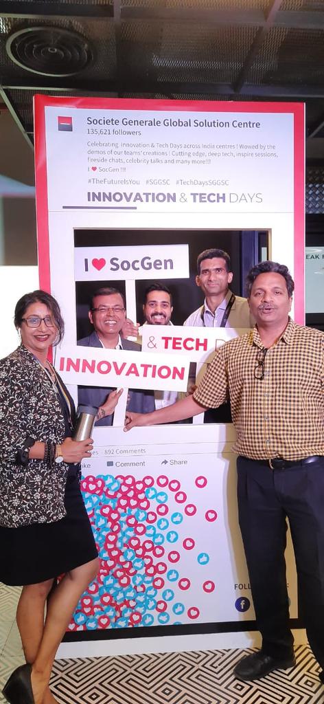 It's been an amazing journey and experience for last 2 months to make it happen

Key SG GSC innovation and business impacts showcased across Chennai and Bangalore. 

Thank you all

#FutureIsYou #TechDaysSGGSC