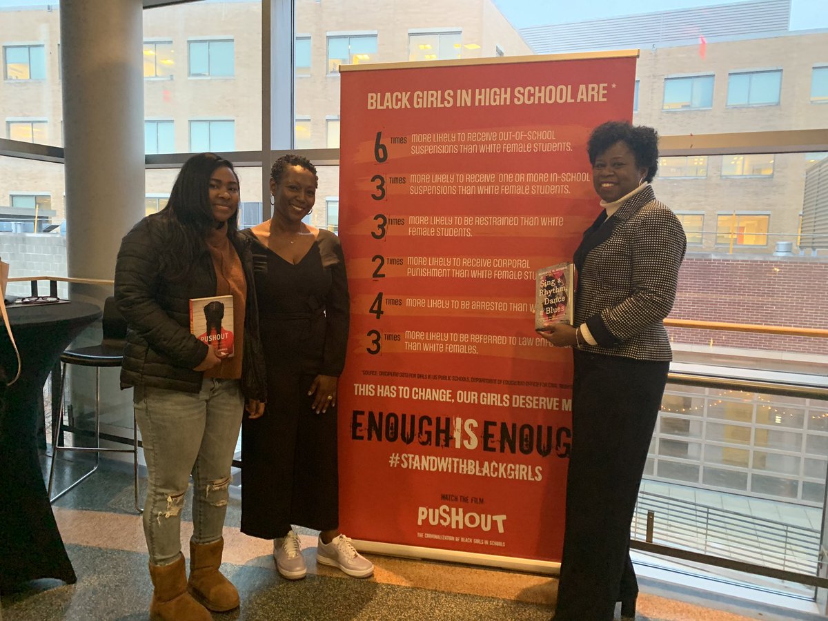 shelltalk4u's tweet image. Attended a screening of the film “Pushout”. So proud of the work Dr. Monique Morris is doing with education for the liberation of black and brown girls. Shout out to Judge Jamison and Columbus City Schools for their role in the film.
@WomensPlaceOSU 
@ColsCitySchools
#BlackGirls
