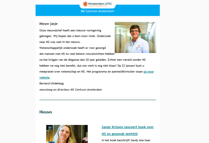 MScentrum020's tweet photo. Onze digitale nieuwsbrief is vernieuwd. Lees hem via deze link: https://t.co/ZD7ezaMdpF en abonneer via: https://t.co/lxrlraWdyp https://t.co/jlk3D2M67t