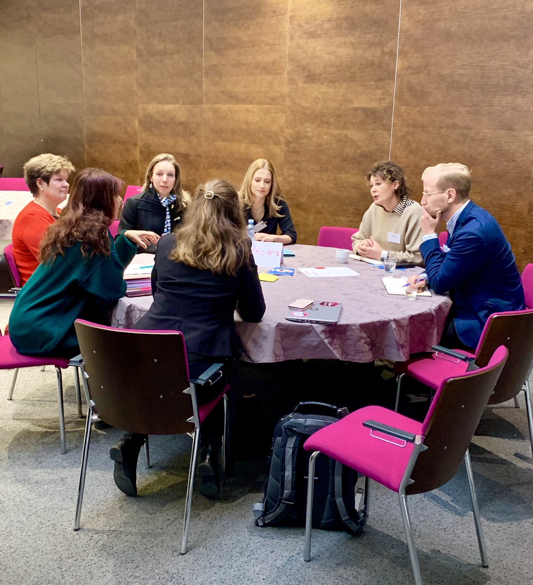 angela_pgli's tweet photo. Community members and #Future50 European leaders discussing the 2020 Digital Health Roadmap for Europe with @HIMSS & #PIE Partners. In focus: #EuropeanHealthDataSpace Lookong forward to the outcomes! #WomeninHIT #NursingInformatics #HIMSSDutch #HIMSSDACH #HIMSSNordic #HIMSSIberia https://t.co/p0nJd1BtJX