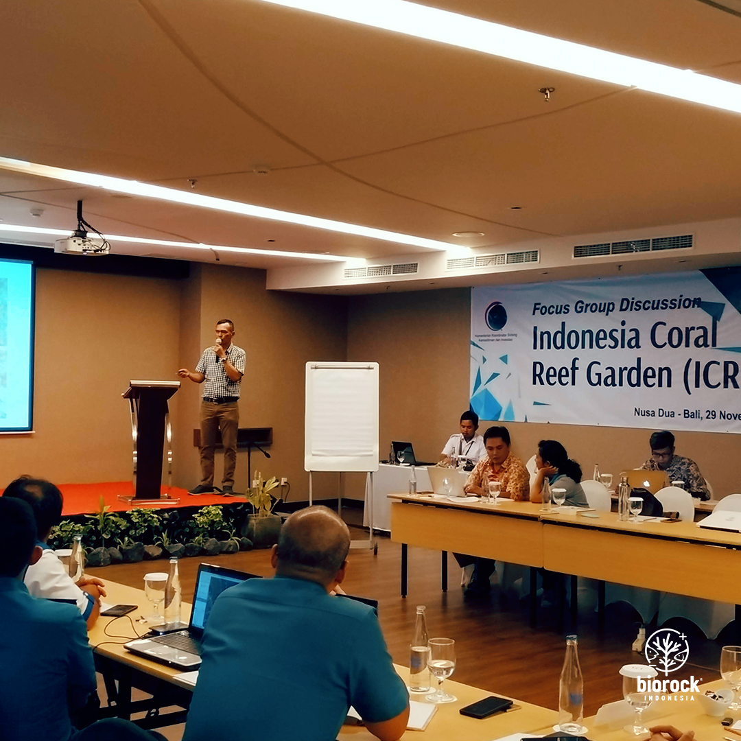 [29/11/2019] Biorock Indonesia menghadiri kegiatan Focus Group Discussion dengan tema Indonesia Coral Reef Garden (ICRG) yang di laksanakan oleh KemenKo Bidang Maritim. 
#biorock #biorockindonesia #coralreef #conservation #bali #coral #restoration #karanglestari #ayobantuseKarang