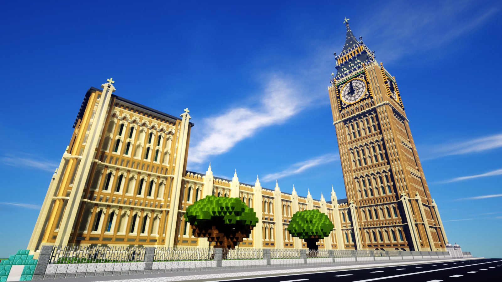 どんぼこ Donxboco イギリスのシンボル ビッグベン作りました Minecraft T Co 7rizq4eojo Twitter
