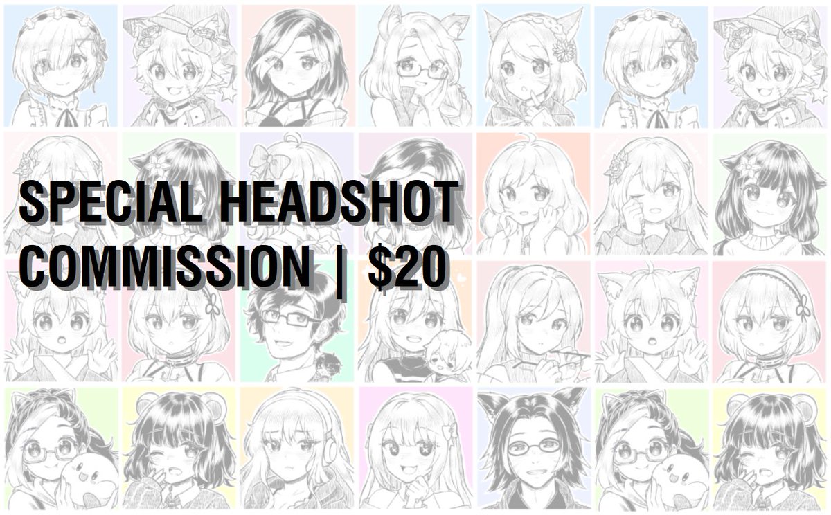 Special Sketch Commissions OPEN | $20 | --- slots
Emergency opening;; I'll accept a Few while I'm still at school with an internet connection;;
ToS: https://t.co/dnoAgCAIDE
To get a slot, just comment down the character. Not first come first serve.