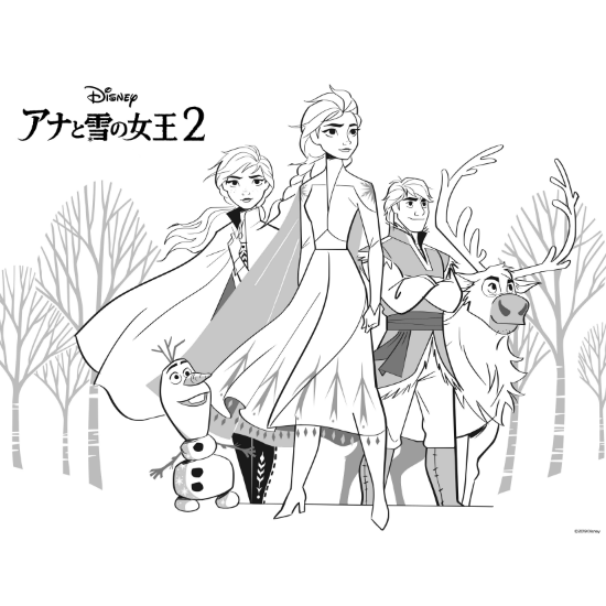 Yasushi Hayashi 普通にディズニー公式サイトでアナと雪の女王のぬりえが置いてある これは有り難い O 子供と楽しもう T Co Xttie6hwom Disney 塗り絵 ぬりえ アナと雪の女王2