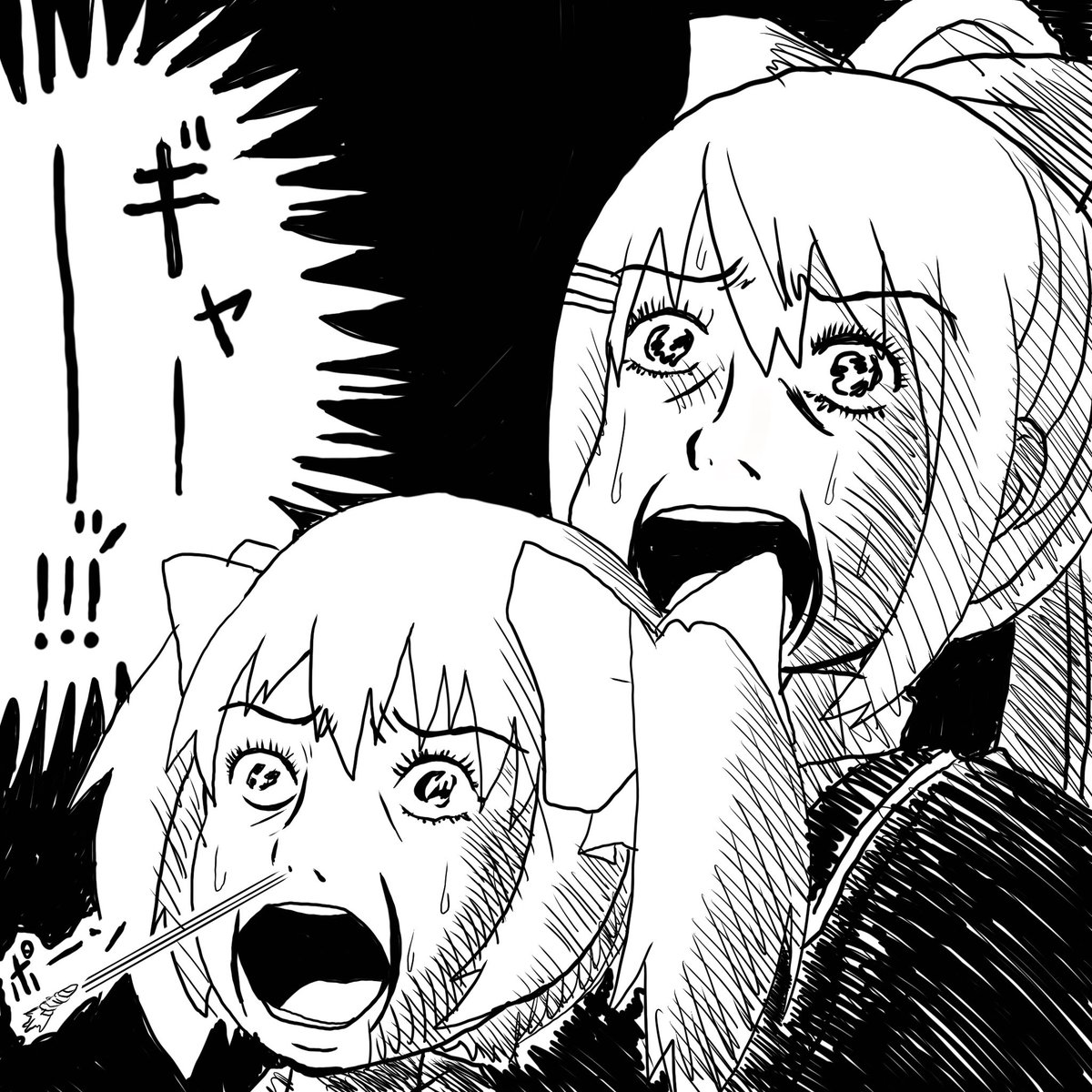前に配信中に描いた何だこれシリーズ
どの配信でしょうか!?
配信中に触れてくれたイラストもあって嬉しかったなぁ。
#みとあーと #でろあーと #凛Art #ちーあーと 