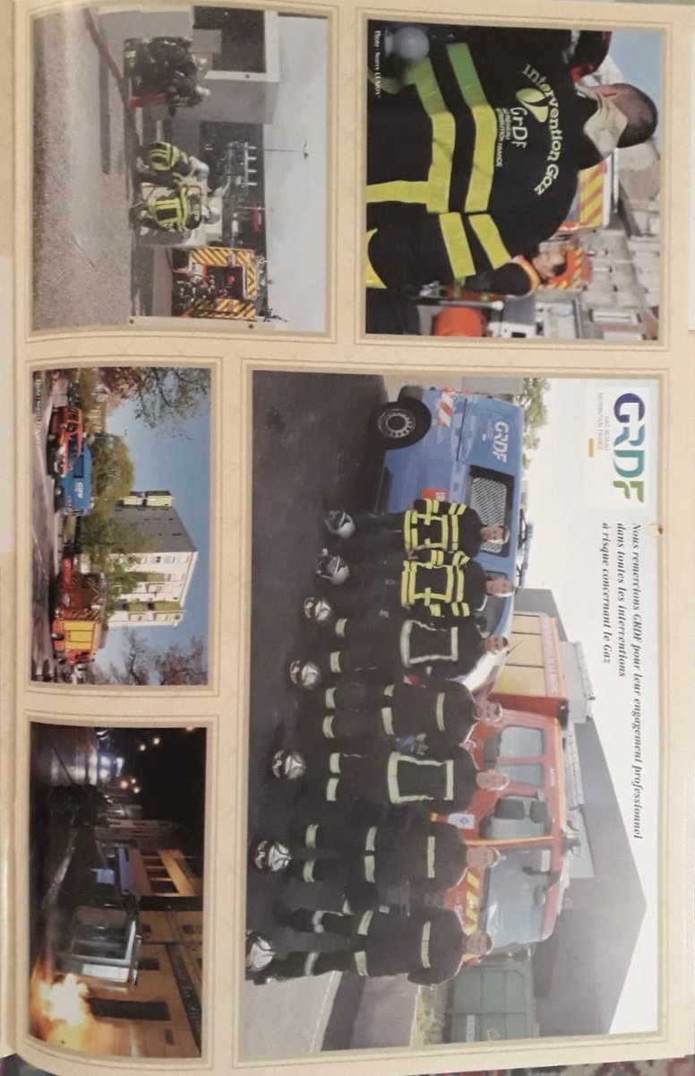 Un extrait du calendrier des sapeurs pompiers de Reims. Bel exemple de coopération entre #GRDF et les services de secours #Sdis51. Merci pour le travail commun et la coopération.