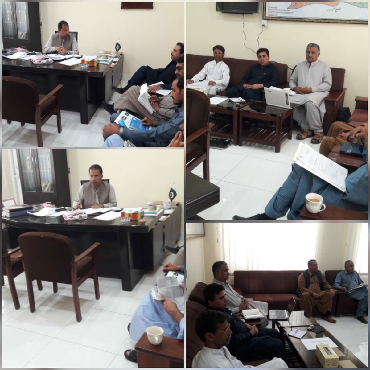 MekranPage's tweet photo. ADC Kech Siraj Karim meeting of  District Health Committee on 04.12.2019. https://t.co/7hEaXEAbM2