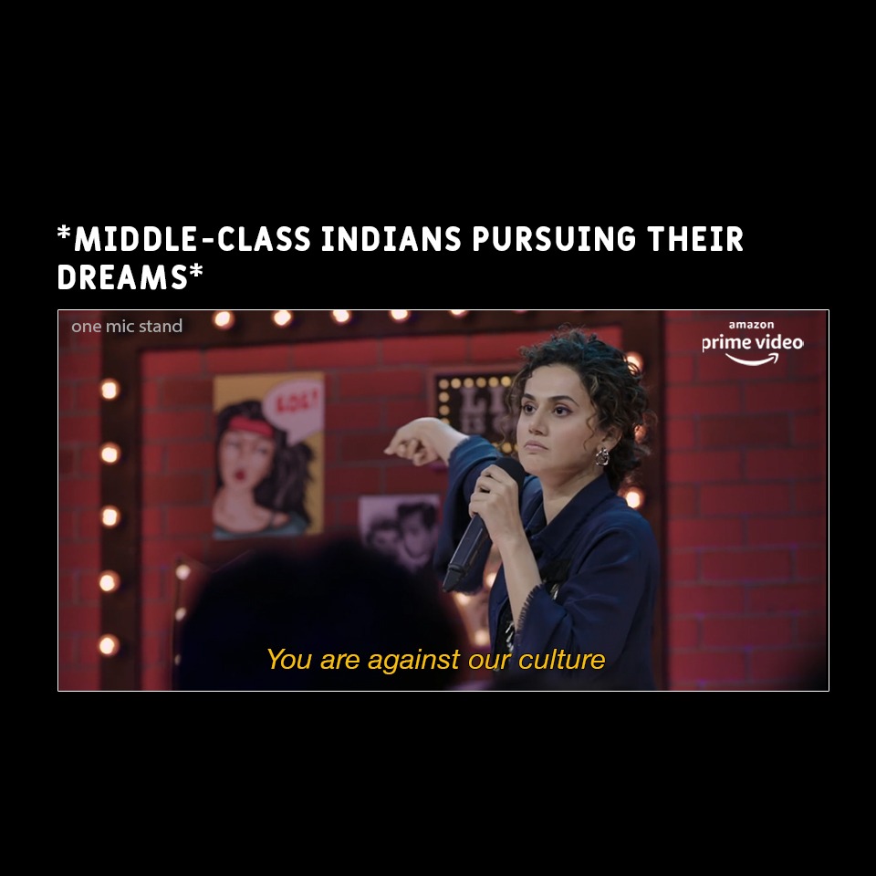 True story.

#OneMicStand @PrimeVideoIN