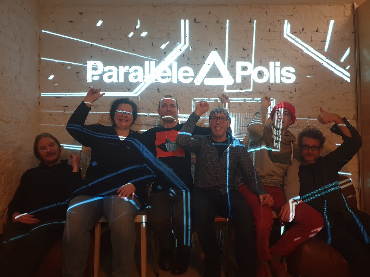 ParalelnaPolis (@paralelnapolis) on Twitter photo From left to right: <a href="/weirdpress/">jascha ehrenreich</a>, eva, palo <a href="/exiledsurfer/">Michael Parenti</a>, <a href="/krassvs/">K▒Y</a>, <a href="/ineluctablymod/">Mark Evenson</a> of <a href="/ParallelePolis/">Parallele Polis</a> From left to right: <a href="/weirdpress/">jascha ehrenreich</a>, eva, palo <a href="/exiledsurfer/">Michael Parenti</a>, <a href="/krassvs/">K▒Y</a>, <a href="/ineluctablymod/">Mark Evenson</a> of <a href="/ParallelePolis/">Parallele Polis</a>