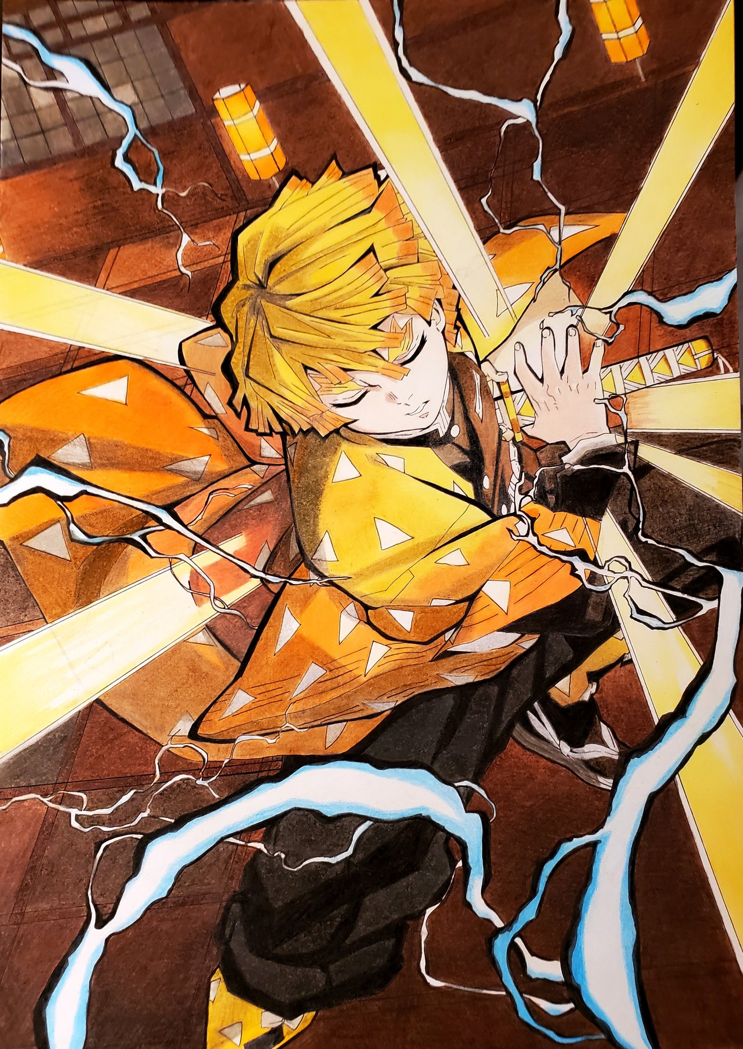 ひろ V Twitter 完成 鬼滅の刃 我妻善逸 イラスト 絵描きさんと繫がりたい ひろ V Twitter 完成 鬼滅の刃 我妻善逸 イラスト 絵描きさんと繫がりたい