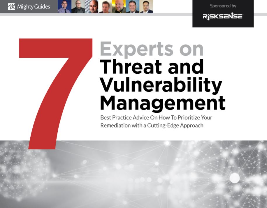 7 Experts on Threat and Vulnerability Management. Read this important ebook to discover best practice advice on how to prioritize your #remediation with a cutting-edge approach. #vulnerabilitymanagement @Risksensehttps://mightyguides.com/risksense-7-experts-on-threat-and-vulnerability-management/ …