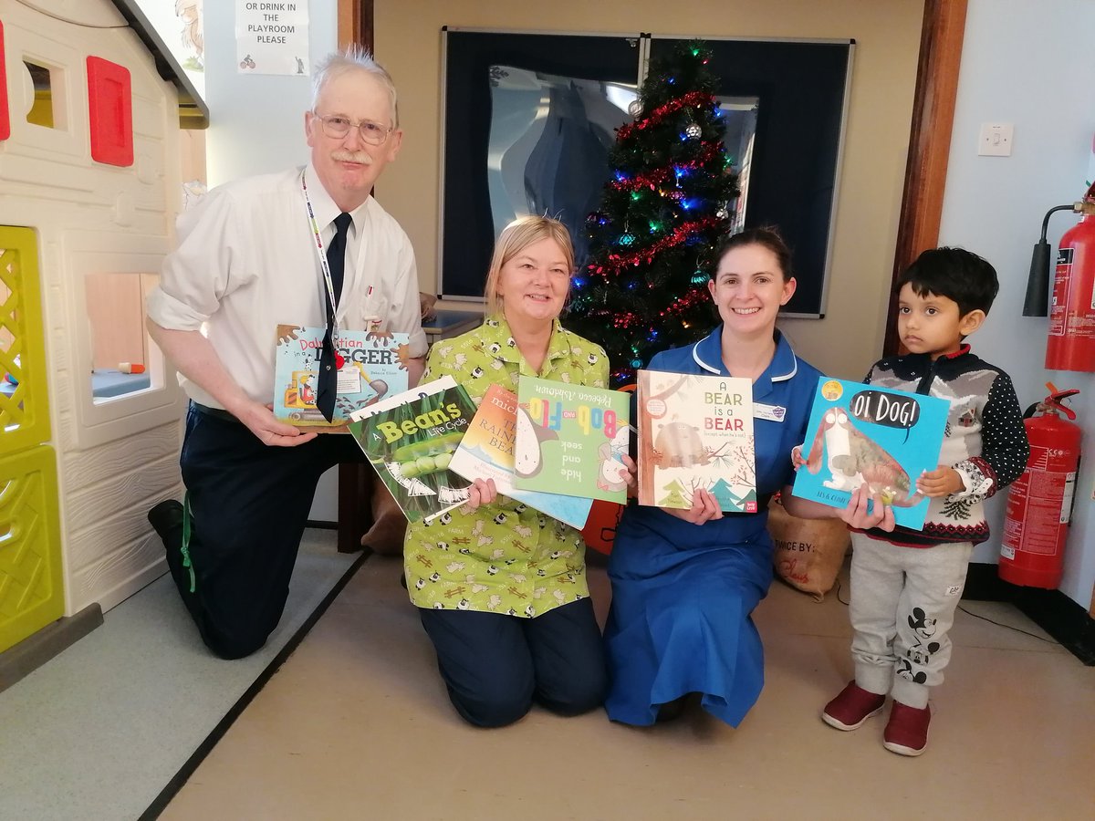 Thanks to Pandora Books who gave us some amazing books today. We decided to spread the Christmas love and gave some to our childrens  ward and nursery.  ( My first ever tweet) xx #teamqeh