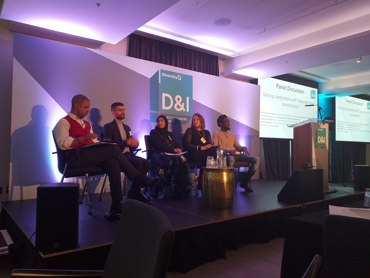 ParisMudan's tweet photo. "Getting comfortable with "uncomfortable" conversations" today @DiversityQ's #DandISummit. Great to have some honest and open conversations about how organisations can develop Diversity and Inclusion strategies @AtalianServest https://t.co/E40OK78m4m