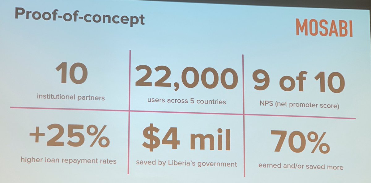 Great 
<a href="/mosabi/">Mosabi</a> is a #fintech that empowers underserved populations with compelling mobile learning – the “MBA for the rising billions” – linked to #financialinclusion.
Pitch Competition powered by <a href="/awscloud/">Amazon Web Services</a>
<a href="/MeltinlabBCN/">meltinlab_barcelona</a> #Meltinlab10
 <a href="/spacesworks/">Spaces</a> <a href="/vueling/">Vueling Airlines</a> <a href="/vistaprint/">VistaPrint</a> and <a href="/PayFit/">PayFit France</a>