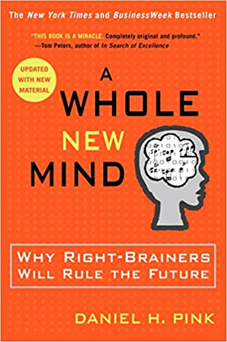 FMESMusic's tweet photo. If you haven't checked out @DanielPink's A Whole New Mind, it's a great read about how creative thinkers are so important to our culture and industries!  #booksnap #FMSD12Days Day 3 https://t.co/Y3QCqtND6y
