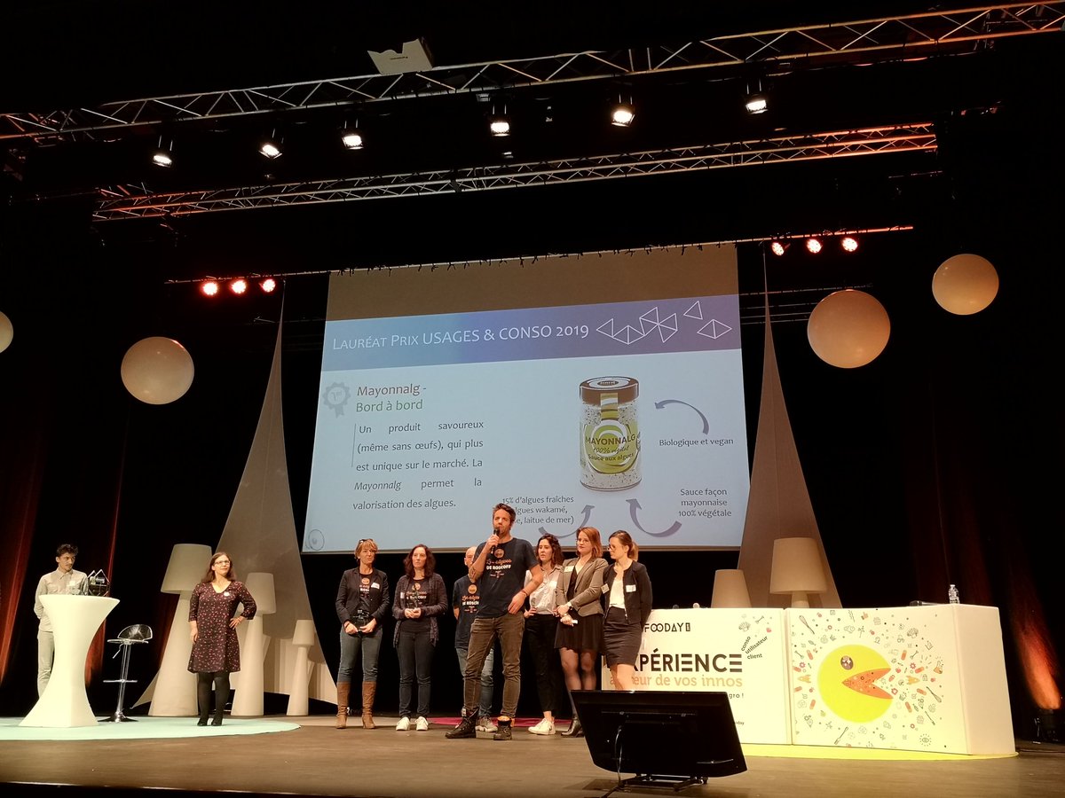 Félicitations à @info_bordabord et sa Mayonnalg pour avoir gagné le prix USAGES&amp;CONSO 2019 🎉
#isogone #concours #Food #innovation #student #agrocampus