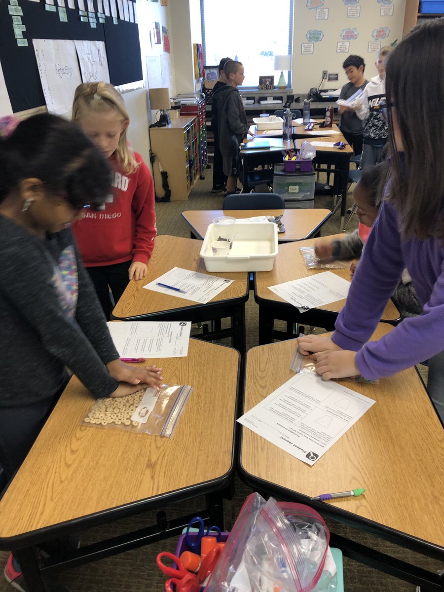 clark_ICMISD's tweet photo. Making a model of sedimentary rock layers! They are having a blast! #scottproud #friscoisd #fisd5 https://t.co/51X4fhm2AO