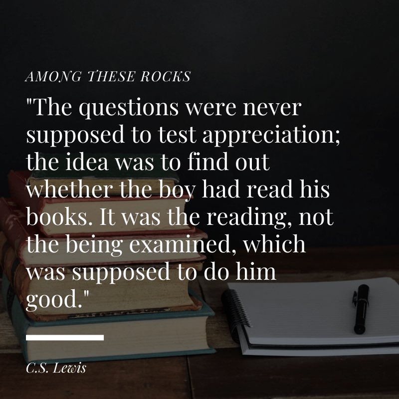 AmongRocks's tweet photo. New assessment quote post, from C.S. Lewis: 

https://t.co/0OvSeH5y2A https://t.co/gZZ729WQfP