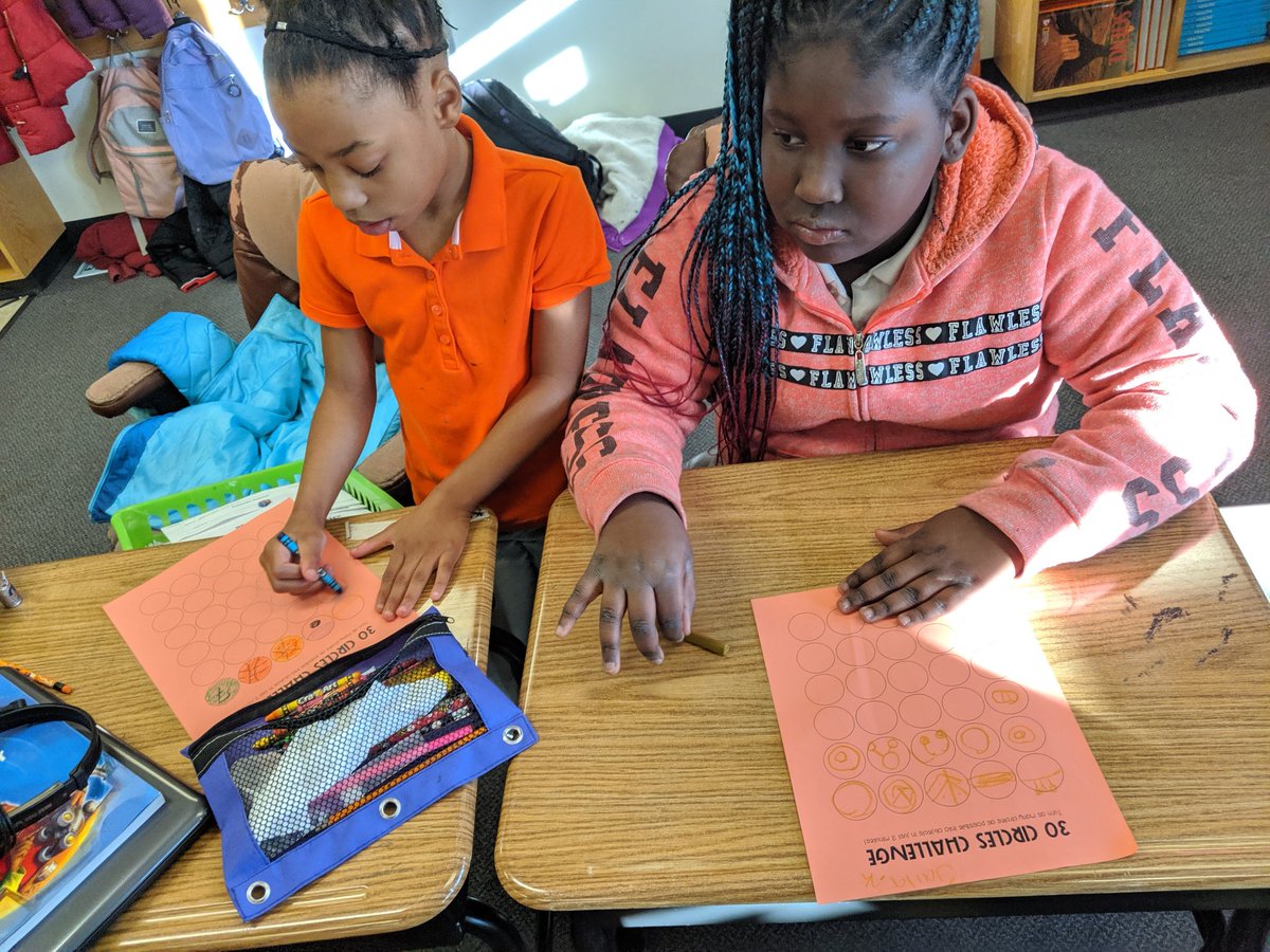 KohlersKids's tweet photo. Starting our morning with a bit of creativity with the 30 circle challenge. It's more challenging than it looks. #GoSolarWithMrsKohler #SpaghtIsGreat #WPSFutureReady https://t.co/fsCLKZFmTU