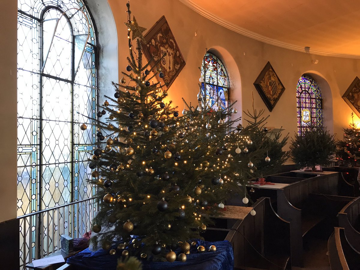 We love our <a href="/StChadsShrews/">St Chad's Church</a> Christmas Tree Festival decorated tree.