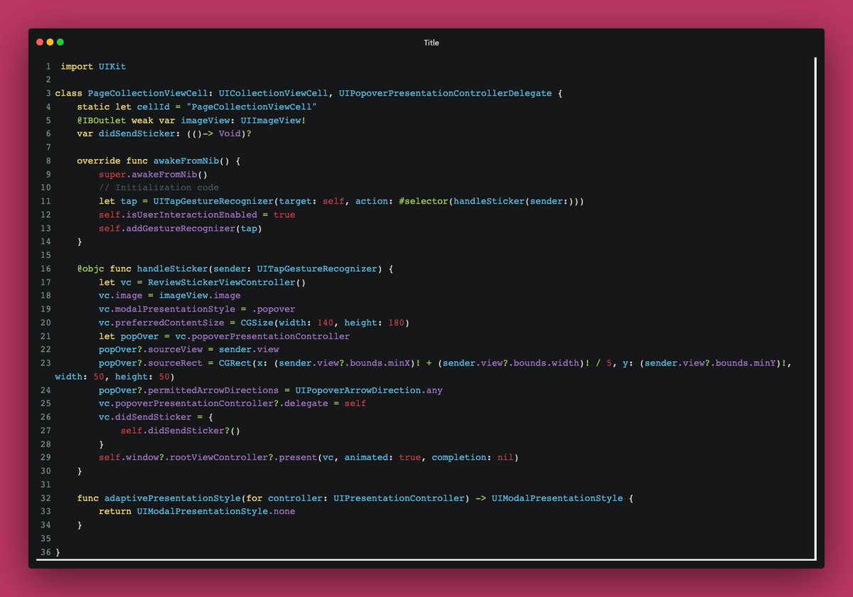 luffyselah's tweet image. popOver in collectionviewcell
#UIPopoverPresentationController  #Swift #ios13  #iOS  #xcode